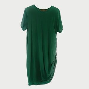 Universal Threads Green Short Sleeve Side Cinch Summer Dress Size XL